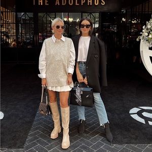 NEW $275 Sam Edelman ‘Larina’ lug sole waterproof leather boots